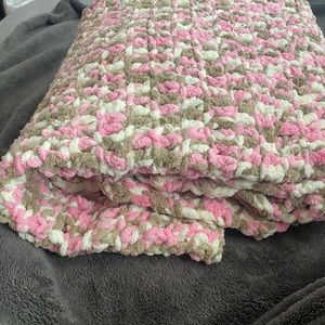 Handmade crochet baby blanket